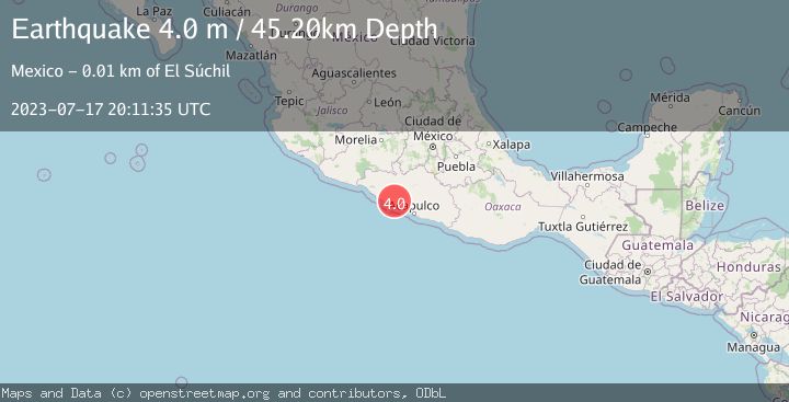Map of GUERRERO, MEXICO