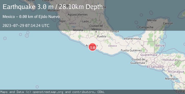 Map of GUERRERO, MEXICO