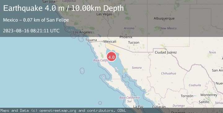 Map of GULF OF CALIFORNIA
