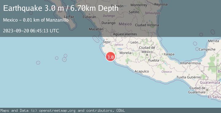 Map of COLIMA, MEXICO