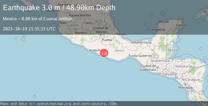 Map of GUERRERO, MEXICO