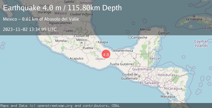 Map of VERACRUZ, MEXICO