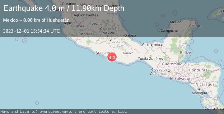 Map of GUERRERO, MEXICO