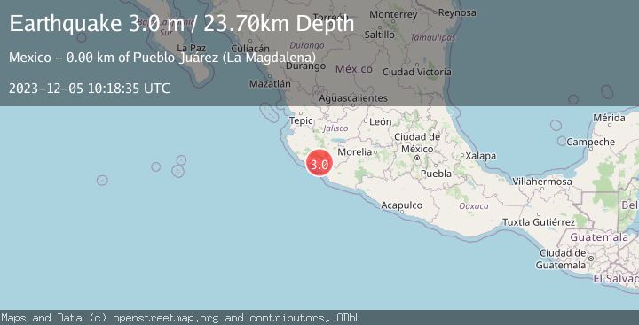 Map of COLIMA, MEXICO