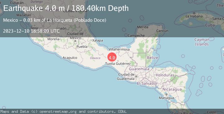 Map of VERACRUZ, MEXICO