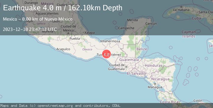 Map of CHIAPAS, MEXICO