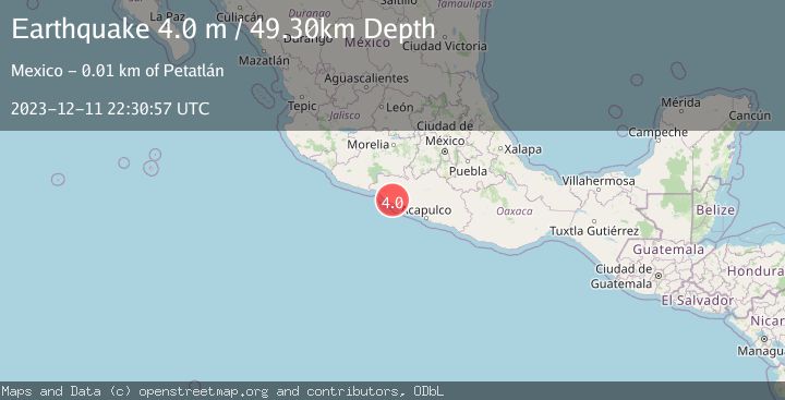 Map of GUERRERO, MEXICO