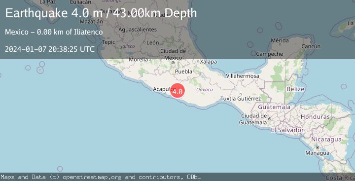 Map of GUERRERO, MEXICO