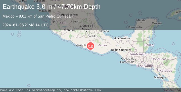Map of GUERRERO, MEXICO