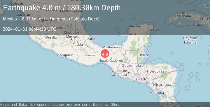 Map of VERACRUZ, MEXICO