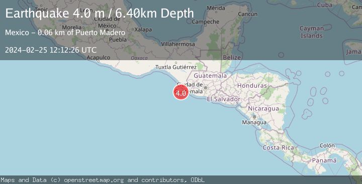 Map of OFFSHORE CHIAPAS, MEXICO