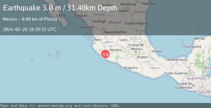 Map of COLIMA, MEXICO