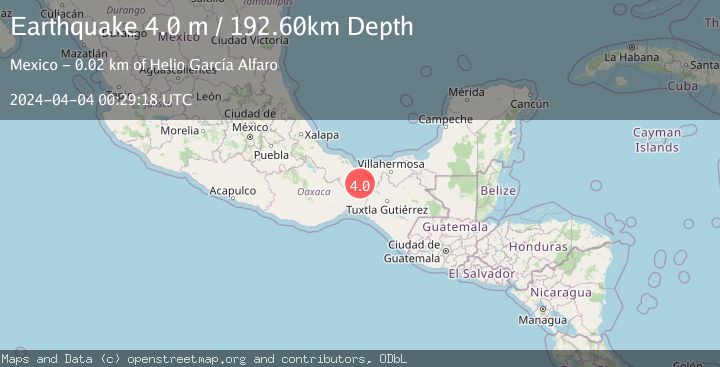 Map of VERACRUZ, MEXICO
