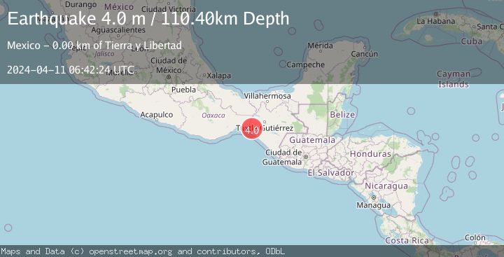 Map of CHIAPAS, MEXICO