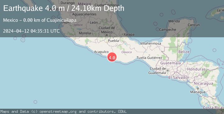 Map of GUERRERO, MEXICO