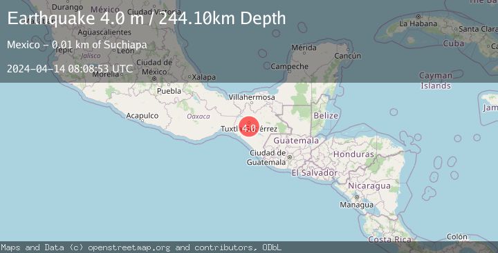 Map of CHIAPAS, MEXICO