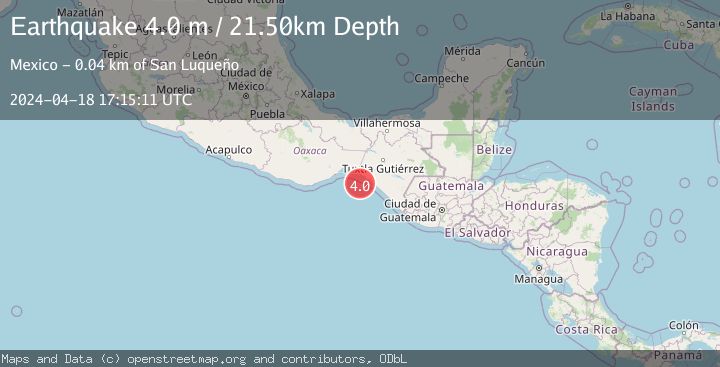 Map of OFFSHORE CHIAPAS, MEXICO