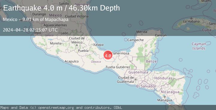 Map of VERACRUZ, MEXICO