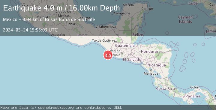 Map of OFFSHORE CHIAPAS, MEXICO