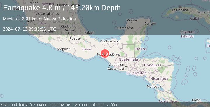 Map of CHIAPAS, MEXICO