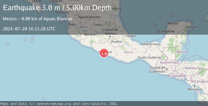 Map of GUERRERO, MEXICO