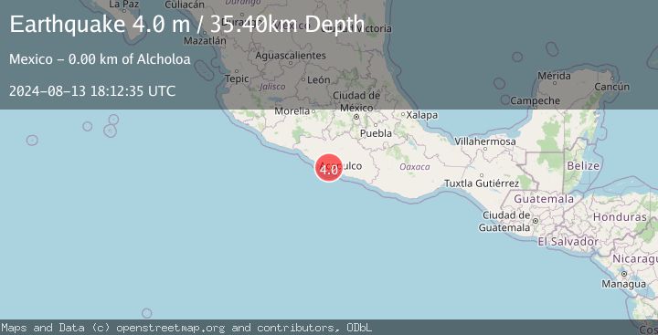 Map of GUERRERO, MEXICO