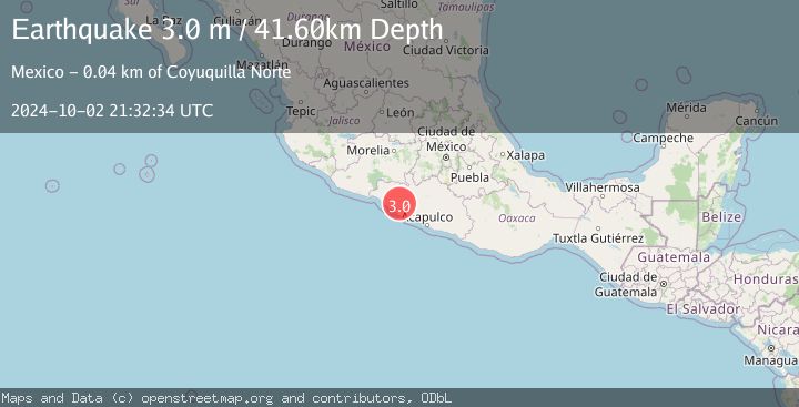 Map of GUERRERO, MEXICO
