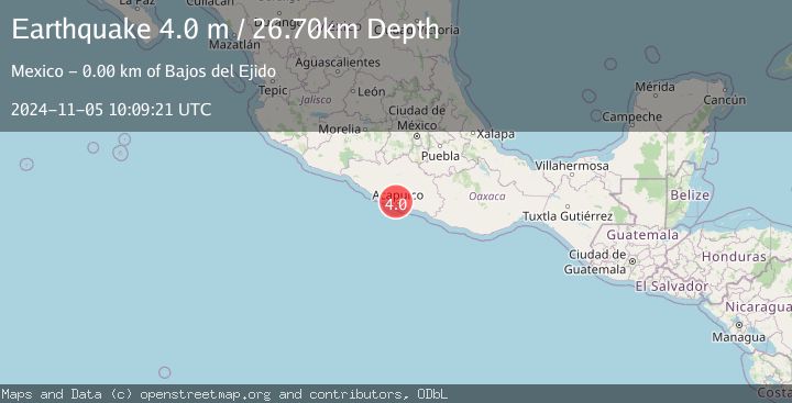 Map of GUERRERO, MEXICO