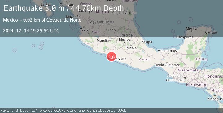 Map of GUERRERO, MEXICO