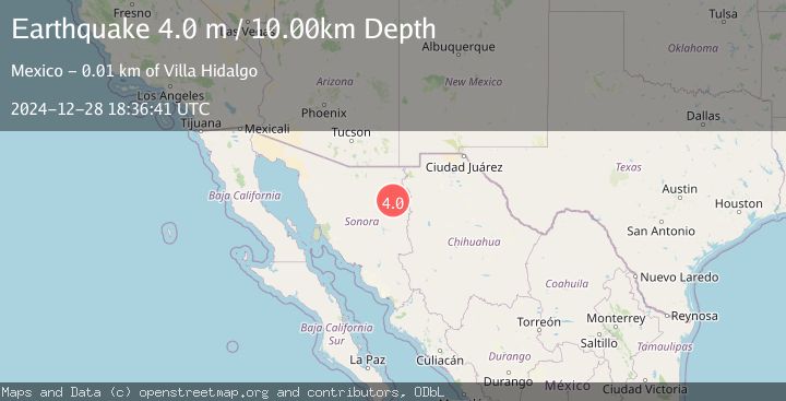 Map of SONORA, MEXICO