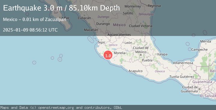 Map of COLIMA, MEXICO