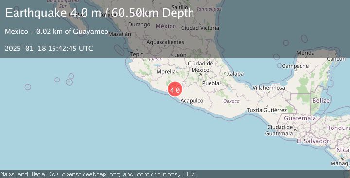 Map of GUERRERO, MEXICO