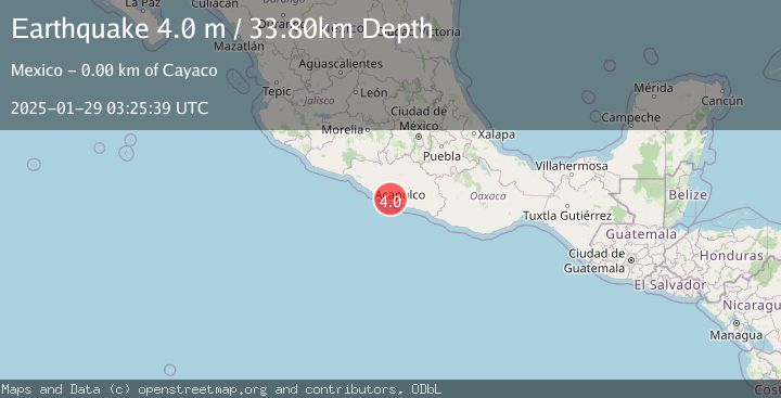 Map of GUERRERO, MEXICO