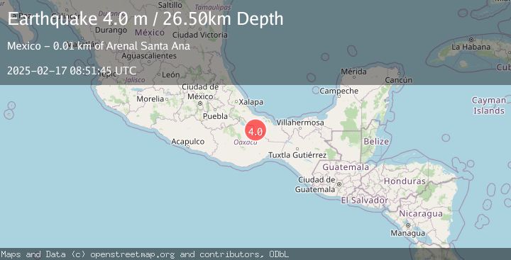 Map of VERACRUZ, MEXICO