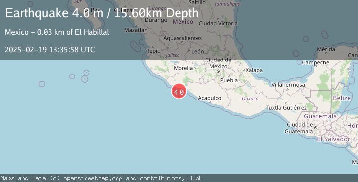Map of OFFSHORE MICHOACAN, MEXICO