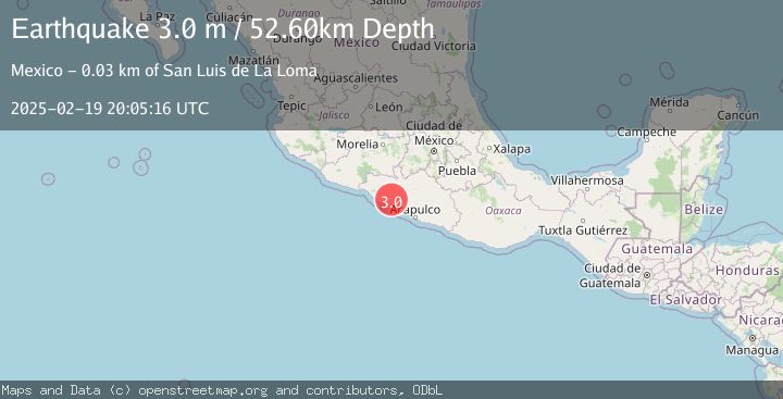 Map of GUERRERO, MEXICO