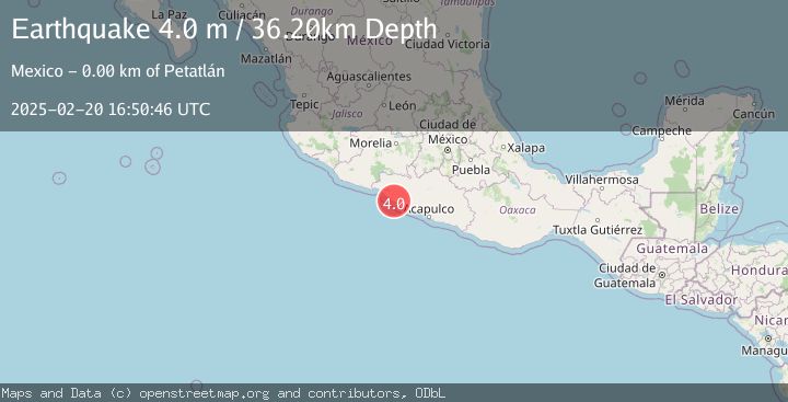 Map of GUERRERO, MEXICO