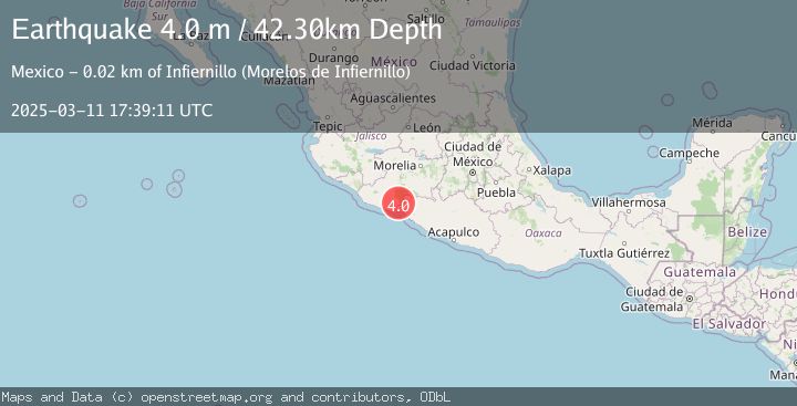 Map of MICHOACAN, MEXICO