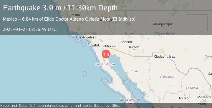 Map of BAJA CALIFORNIA, MEXICO