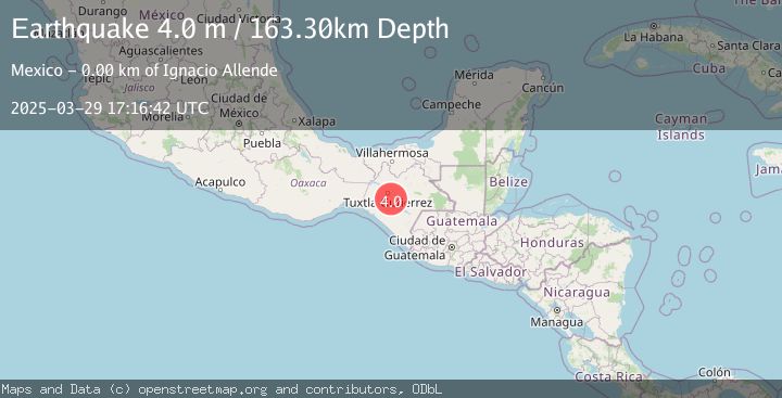 Map of CHIAPAS, MEXICO