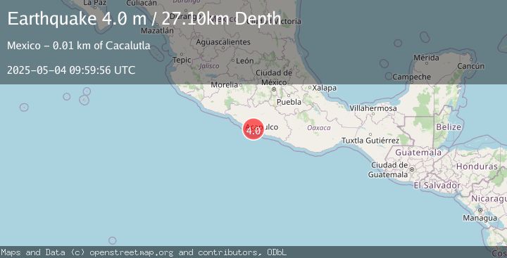 Map of GUERRERO, MEXICO