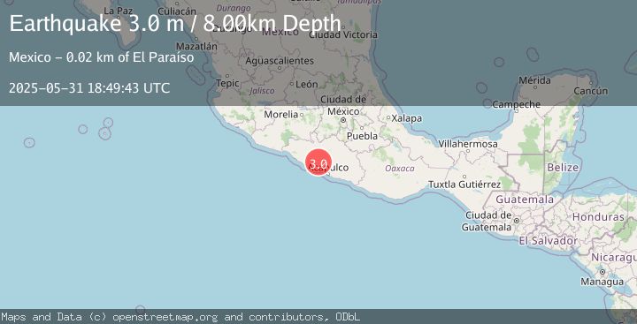 Map of GUERRERO, MEXICO