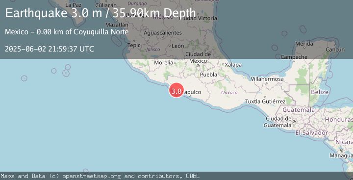 Map of GUERRERO, MEXICO