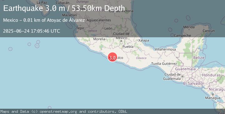 Map of GUERRERO, MEXICO