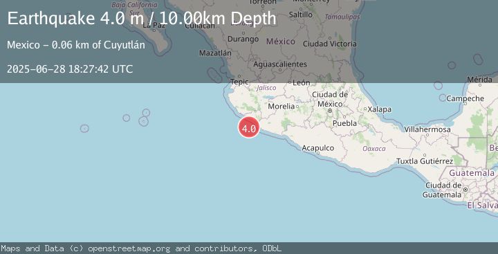 Map of OFFSHORE COLIMA, MEXICO