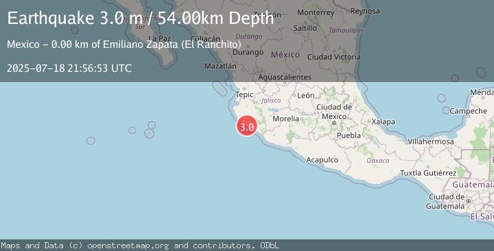 Map of JALISCO, MEXICO
