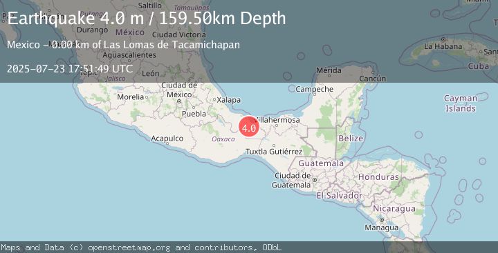 Map of VERACRUZ, MEXICO