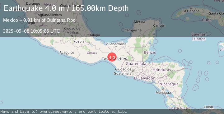 Map of CHIAPAS, MEXICO