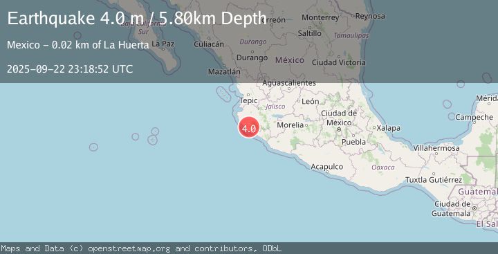 Map of JALISCO, MEXICO