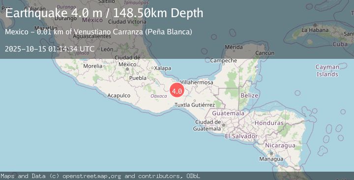 Map of VERACRUZ, MEXICO